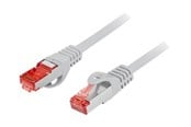 Nettverkskabel - Lanberg PCF6-10CU - patch cable - 3 m - grey - Grå - 3m - PCF6-10CU-0300-S