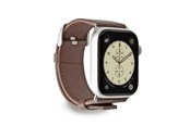 Smartklokke - Tilbehør - CASE&ME SBS Faux Leather Band for Apple Watch 42/44/45/49mm - Brown - CMAWATCHB44PUB