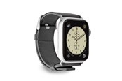 Smartklokke - Tilbehør - CASE&ME SBS Faux Leather Band for Apple Watch 42/44/45/49mm - Black - CMAWATCHB44PUK