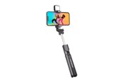 Foto- & Videotilbehør - SBS Universal selfie stick with built-in LED light and tripod - Black - TETRIPOLED