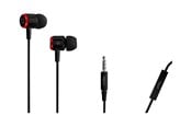 Hodetelefoner - SBS In Ear Stereo Earset Studio Mix 40 - Black/red - TEMETALINEARK