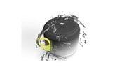 Bærbare festhøyttalere - MUSIC HERO SBS Water-resistant wireless speaker with strap - Black - MHSPDOMEBTK
