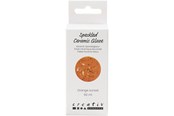 Arts & Crafts - Tilbehør - Creativ Company - Speckled Ceramic Glaze 999-1060 C Opaque Orange Sun - 60ml - 789753