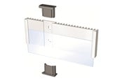 Konferanse & Presentasjon - DURABLE Dørskilt med aluminiumsramme og innlegg av papir. Monteres med skruer. Monteringssett inkludert. - 480023