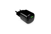 Mobil - Adaptere og ladere - Puro MiniPro 20W USB-C Wall Charger – GAN Technology - Black - PUFCMTCUSBC20WGBLK