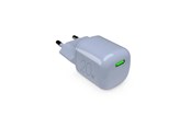Mobil - Adaptere og ladere - Puro MiniPro 20W USB-C Wall Charger – GAN Technology - Blue - PUFCMTCUSBC20WGLBLUE