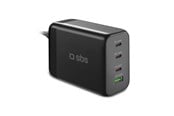 Mobil - Adaptere og ladere - SBS 200 Watt GaN charging station - Black - TECHGSTUSB3C200W