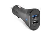 Mobil - Adaptere og ladere - SBS Car Charger 12W - Black - TECR2USB24AFAST