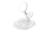 Mobil - Adaptere og ladere - Lippa 3-in-1 Wireless Charger Stand 15W White - LPWCS02
