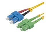 Nettverkskabel - Deltaco patch cable - 4 m - yellow - Gul - 4m - SCSC-4-DUA