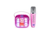 Musikk - OTL Karaokehøyttaler med mikrofon Popsing LED - Peppa Gris tema - PP1446