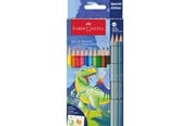 Skrive- & Tegneverktøy - Faber-Castell Col.pencil dino 10+3 cardboard wallet - 111213