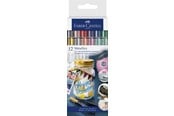Skrive- & Tegneverktøy - Faber-Castell Metallics marker 12ct cardboard wallet - 160713