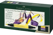 Skrive- & Tegneverktøy - Faber-Castell India ink PAP Dual Marker 5x fashion - 162006