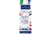 Skrive- & Tegneverktøy - Faber-Castell Gofa Aqua Dual Marker Lettering Set Sea - 164519