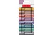 Skrive- & Tegneverktøy - Faber-Castell Highlighter TL 46 Metallic wallet of 8 - 254678