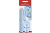 Skrive- & Tegneverktøy - Faber-Castell Set Grip 2001 sky blue blister card - 580074