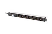 Strømkabel (ekstern) - DIGITUS - power strip - aluminum with circuit breaker - 4000 Wh - DN-95439