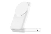 Mobil - Adaptere og ladere - Belkin UltraCharge wireless charging stand - 2-in-1 Qi2 magnetic foldable - + AC power adapter - 24 pin USB-C - 25 Watt - WIZ038KQWH