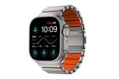 Smartklokke - Tilbehør - Nomad Stratos Band - 49mm | Natural Titanium | Ultra Orange FKM - NM011123858