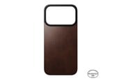 Mobil - Deksel og etui - Nomad - Magnetic Leather Back - iPhone 17 Pro | Rustic Brown | Horween | MagSafe - NM014407858