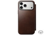 Mobil - Deksel og etui - Nomad Modern Leather Folio rustic brown (Horween) - iPhone 17 Pro Max - NM014100858