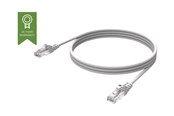 Nettverkskabel - Vision Techconnect - network cable - 50 cm - white - Hvit - 0.5m - TC 0.5MCAT6