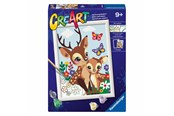Kreative leker - Ravensburger CreArt Paint by Numbers - Happy Deer - 12023059 5