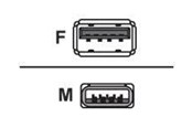 USB - Unitek Y-C4030GBK - USB extension cable - USB Type A to USB Type A - 3 m - Y-C4030GBK