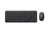 Tastatur - Logitech MK250 - keyboard and mouse set - AZERTY - French - graphite Input Device - Tastatur & Mussett - Fransk - Svart - 920-013549