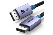 Skjermkabel - UGREEN DisplayPort 2.1 - 2m - Black - 15384