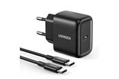 Mobil - Adaptere og ladere - UGREEN 25 W USB-C fast charger with 2M USB-C charging cable - 50581
