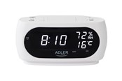 Dekorasjon - Adler - alarm clock - electronic - desktop - white - AD 1186w