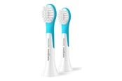 Elektrisk tannbørste - Philips Børstehoder Sonicare For Kids HX6032 - replacement brushhead - white/sea - HX6032/90