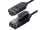 Nettverkskabel - UGREEN cable internet network cable Ethernet patchcord RJ45 Cat 6A UTP 1000Mbps 3m black (70653) - Grå - 3m - 70653