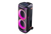 Bærbare festhøyttalere - DENVER BPS-470 - Bluetooth Party Speaker with LED light & 2 x 10" woofers - Black - BPS-470