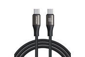 USB - Joyroom Light-Speed ​​Series S-A25 USB-C / USB-C cable 100W 1.2m - black - Joyroom SA25-CC5 Light-Speed Series 100W Fast Char