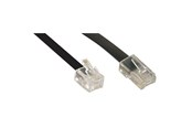 Nettverkskabel - InLine RJ11 - RJ45 telephone cable 3 m male / male - 50317