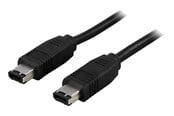 USB - InLine FireWire cable 6-pin male - 6-pin male 2 m black - FW-2