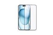 Mobil - Beskyttelsesglass - Joyroom JR-MLG0286 2.5D Anti-Blue Light + Dustproof Tempered Glass with Black Frame for iPhone 15 Plus/16 Plus - JR-MLG0286