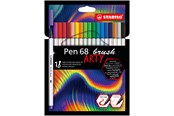 Kreative leker - STABILO Pen 68 Brush - Felt-tip Pen - ARTY - Set of 18 Pieces - 568/18-21-20