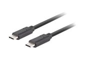 USB - Lanberg - USB-C cable - 24 pin USB-C to 24 pin USB-C - 50 cm - CA-CMCM-32CU-0005-BK