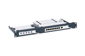 Tilbehør - Rackmount.IT RM-UB-T8 - network device mounting kit - 1U - 19" - RM-UB-T8