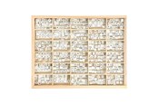 Hobbyartikler - Creativ Company - Wooden Letter Beads White A-Z 750 pcs. - 68982