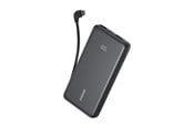 Nødlader - Anker Zolo Power Bank Black 10K 22.5W Built-In USB-C Cable Nødlader - Svart - 10000 mAh - A110DH11