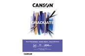 Arts & Crafts - Tilbehør - Canson Graduate Mixed Media Pad A5 200G 20 SH - 17-400110376