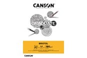 Arts & Crafts - Tilbehør - Canson Graduate Bristol A4 180G Pad 20 SH - 17-400110383