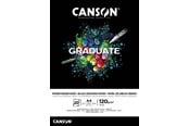 Arts & Crafts - Tilbehør - Canson Graduate Black Paper Pad A4 120G 20 SH - 17-400110386