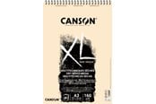 Arts & Crafts - Tilbehør - Canson XL Sand Grain A3 160G Natural Spiral 40 SH - 17-400110394