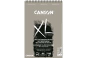 Arts & Crafts - Tilbehør - Canson XL Sand Grain A4 160G Grey Spiral 40 SH - 17-400110395